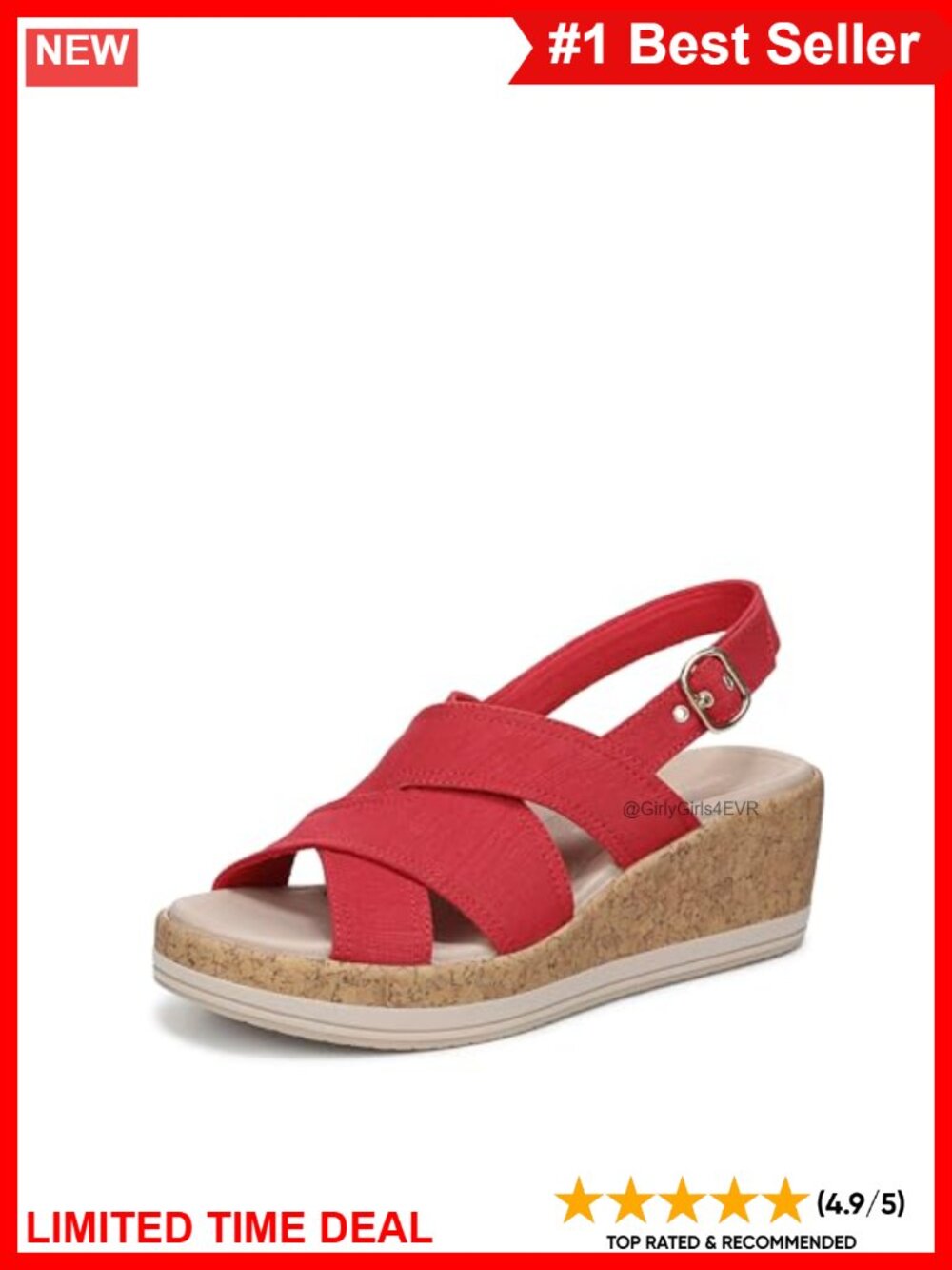 LifeStride Rye Slingback Wedge Sandals Open Toe Platform